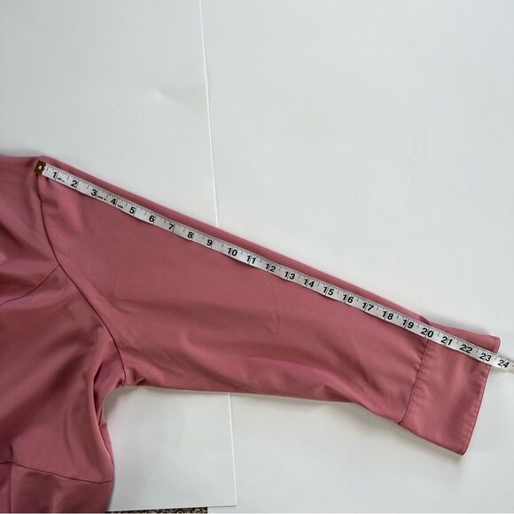 Lane Bryant Classic Button Long Sleeve Mauve Career Casual Blouse PLUS 24-26 - Picture 10 of 11